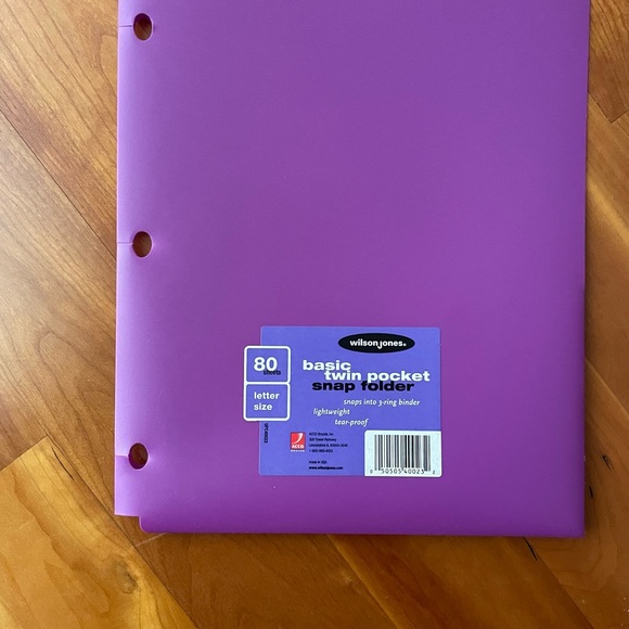 Vinyl two-pocket folders, set of 20 - Picture 10 of 10